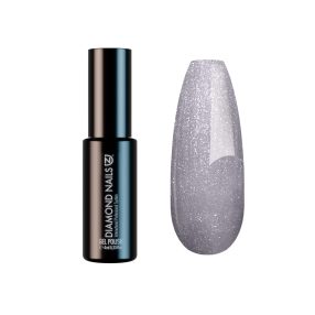 Diamond Nails Gel Esmalte Semipermanente – Plata con Destellos Morados – DN165 – 4ml – HEMA Free