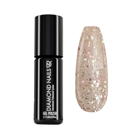 Gel Esmalte 227 - Rosa Dorada Brillante Grande