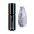Diamond Nails Gel Esmalte - DN229 - Magic Mike 7ml Azul Transparente con Glitter Lila-Negro y Toques Naranja