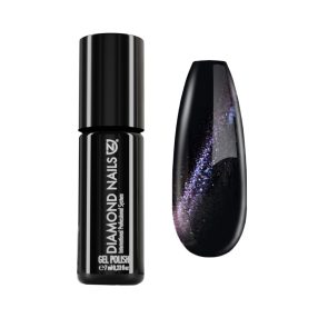 Gel esmalte magnético SKY01 con efecto aurora violeta y acabado cat eye brillante para uñas elegantes