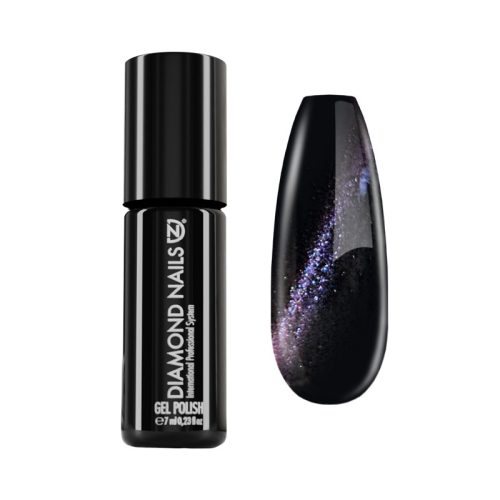 Gel esmalte magnético SKY01 con efecto aurora violeta y acabado cat eye brillante para uñas elegantes