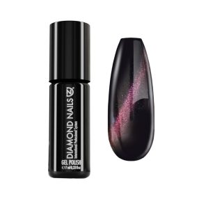 Gel esmalte magnético SKY02 con efecto aurora rosa y acabado cat eye brillante para uñas elegantes
