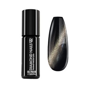 Gel esmalte magnético SKY03 con efecto luz dorada y acabado cat eye brillante para uñas elegantes