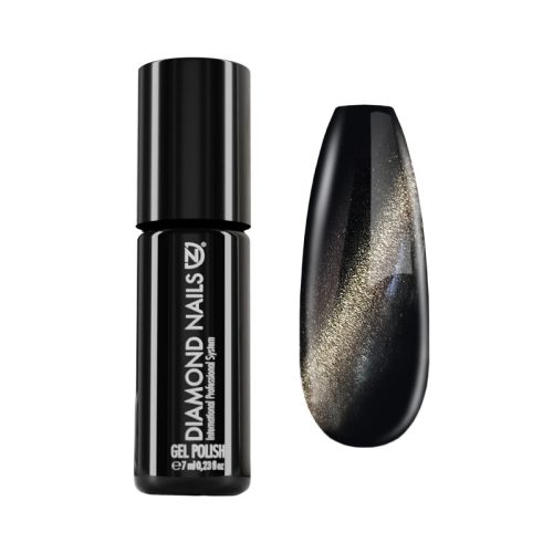 Gel esmalte magnético SKY03 con efecto luz dorada y acabado cat eye brillante para uñas elegantes