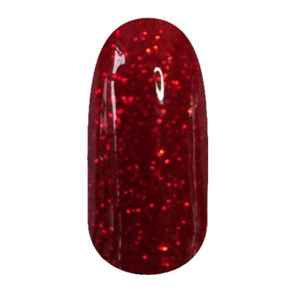 Gel Esmalte 255 - Christmas Red (brillos pequeños)
