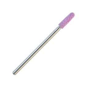 Fresa de cerámica para torno de uñas ideal para manicura rusa, diseñada para la eliminación controlada de gel y esmalte semipermanente con baja generación de calor, evitando dañar la uña natural