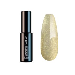 Diamond Nails Gel Esmalte Semipermanente – Dorado Miel – DN062 – 4ml – HEMA Free