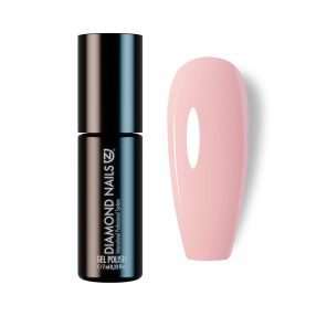Gel esmalte Rubber Base Honey Peach 7ml color melocotón para uñas naturales y resistentes