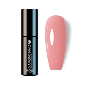 Diamond Nails Gel Esmalte – Rubber Base Gel – Dusty Pink 7ml (Rosa Empolvado Suave)