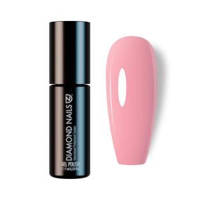 Gel esmalte Rubber Base Sweet Pink 7ml color rosa pastel para uñas naturales y resistentes