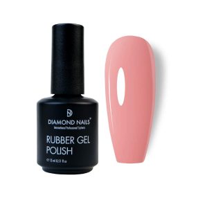 Diamond Nails Gel Esmalte – Rubber Base Gel – Dusty Pink 15ml (Rosa Empolvado Suave)