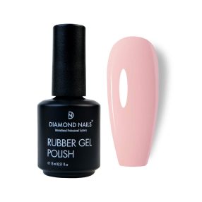 Gel esmalte Rubber Base Honey Peach 15ml color melocotón para uñas naturales y resistentes