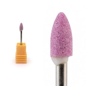 Fresa de cerámica para torno de uñas, diseñada para la eliminación rápida de gel y esmalte semipermanente sin sobrecalentamiento, garantizando un trabajo seguro y cómodo en manicura rusa