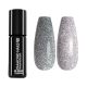 Gel esmalte reflectante MAGIC02 plata intensa con efecto flash brillante para uñas modernas y elegantes