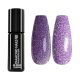 Gel esmalte reflectante MAGIC06 púrpura con efecto flash brillante para uñas modernas y elegantes