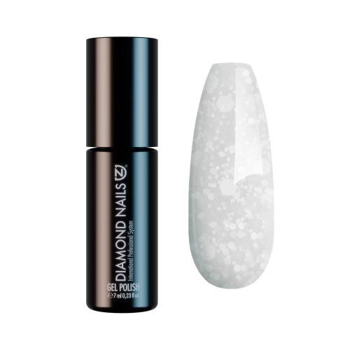 Diamond Nails Gel Esmalte Semipermanente – Blanco Fiesta con Partículas – DN295 – 7ml – HEMA Free