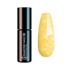 Diamond Nails Gel Esmalte Semipermanente – Dorado Fiesta con Partículas – DN297 – 7ml – HEMA Free