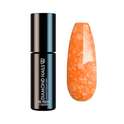 Diamond Nails Gel Esmalte - DN298 - Party Pop Orange 7ml Naranja Fiesta con Partículas