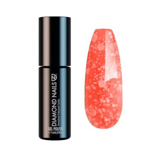 Diamond Nails Gel Esmalte - DN299 - Party Pop Grapefruit 7ml Pomelo Fiesta con Partículas