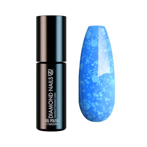 Diamond Nails Gel Esmalte - DN303 - Party Pop Blue 7ml Azul Fiesta con Partículas
