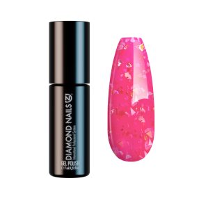 Gel esmalte semipermanente Midnight Glam rosa fucsia para uñas vibrantes y elegantes