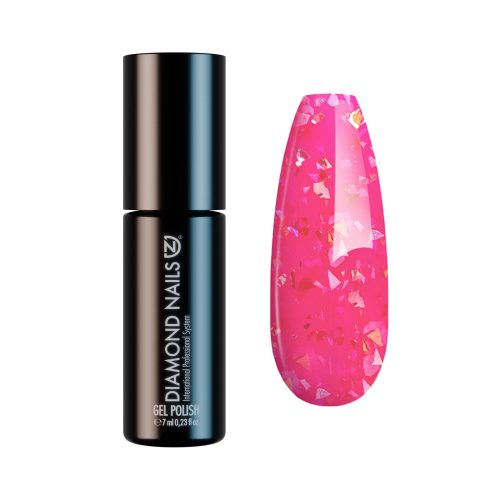 Gel esmalte semipermanente Midnight Glam rosa fucsia para uñas vibrantes y elegantes