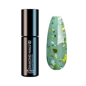 Gel esmalte semipermanente Midnight Glam verde esmeralda para uñas elegantes y sofisticadas