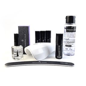Kit de inicio de gel esmalte con lámpara UV para manicura duradera y acabado profesional