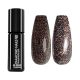 Gel esmalte reflectante MAGIC09 negro multicolor con efecto flash brillante para uñas modernas y elegantes