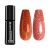 Gel esmalte reflectante MAGIC11 rojo naranja con efecto flash brillante para uñas intensas y modernas