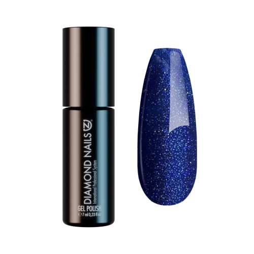Gel esmalte semipermanente azul majestuoso brillante para uñas elegantes y sofisticadas