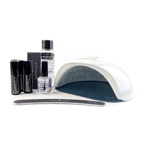 Kit de uñas con gel esmalte y lámpara UV para manicura profesional de larga duración en casa y salón