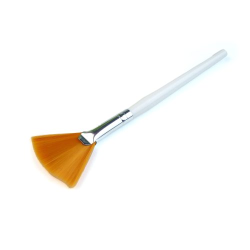Pincel abanico ancho para decoración de uñas y efectos nail art profesionales