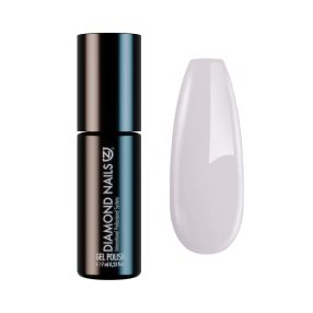 Gel esmalte semipermanente gris rosado suave para uñas elegantes y modernas