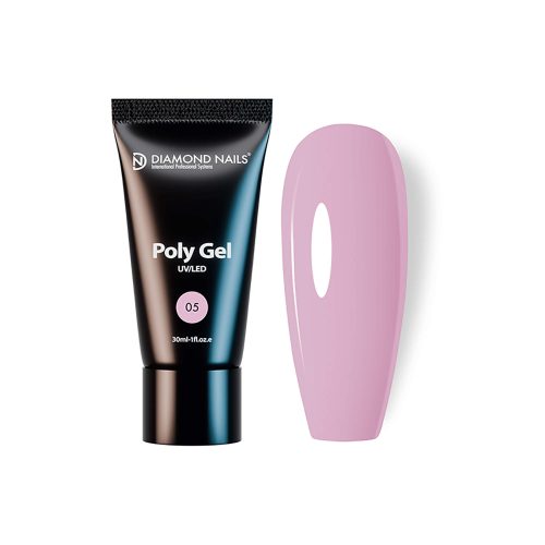 Diamond Nails PolyGel 05 - Milky Rose - 30ml - Rosa Empolvado 