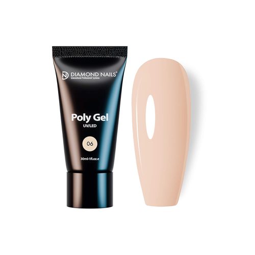 Diamond Nails PolyGel 06 - Light Nude - 30ml - Biege Natural - Sin HEMA y TPO 