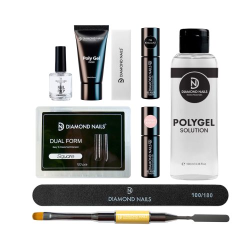 Diamond Nails Kit uñas PolyGel – Sin lámpara