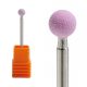 Fresa de cerámica en bola para torno de uñas, ideal para realizar un trabajo delicado en la zona de la cutícula, eliminando piel muerta de forma segura y controlada