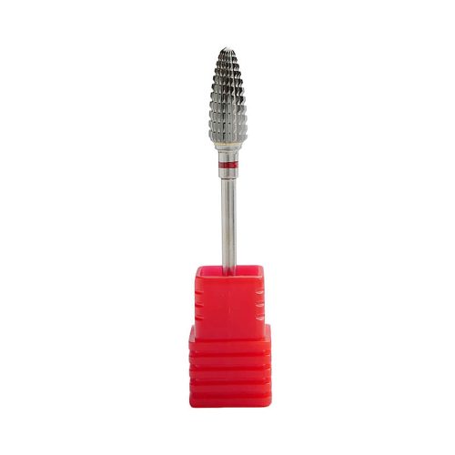 Diamond Nails Fresa para Torno de Uñas – Kugli, Carburo – Plata (Grano Fino)