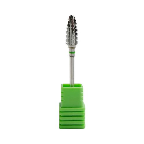 Diamond Nails Fresa para Torno de Uñas – Kugli, Carburo – Plata (Grano Grueso)