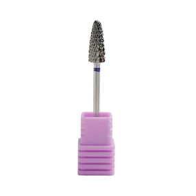 Diamond Nails Fresa para Torno de Uñas – Kugli, Carburo – Plata (Grano Extra Grueso)