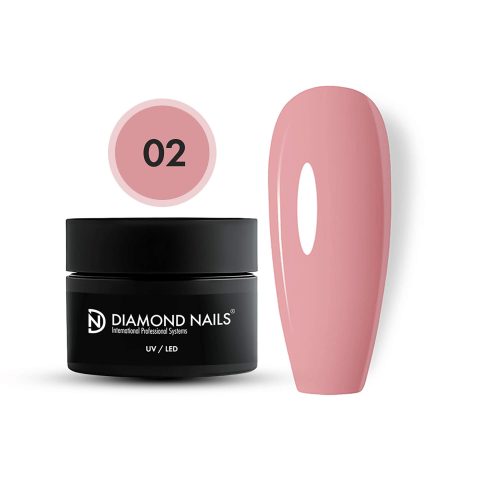 Diamond Nails Polygel 02 - Baby Pink - 50g - Rosa Bebé - sin HEMA ni TPO