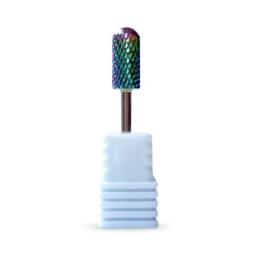 Fresa de carburo estándar multicolor para torno de uñas, diseñada para la remoción intensiva de gel y acrílico con alta eficiencia en trabajos profesionales