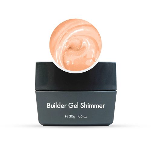 Gel constructor shimmer blush cream para uñas resistentes con acabado brillante y cobertura uniforme 30g