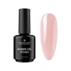 Diamond Nails Rubber Base Pro Gel Shimmer Peach – 15 ml