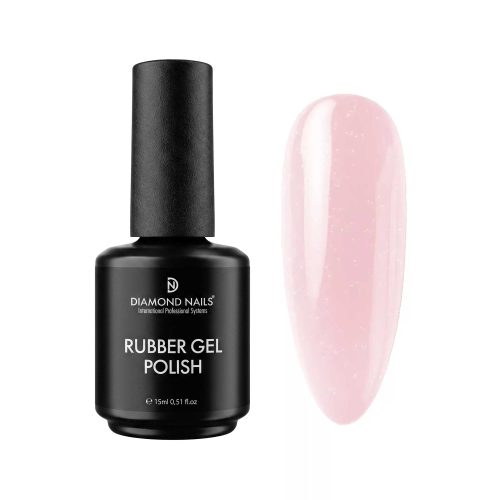 Diamond Nails Rubber Base Pro Gel Shimmer Blush – 15 ml