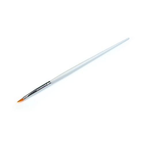 Pincel constructor puntiagudo transparente tamaño 4 para aplicación precisa de gel