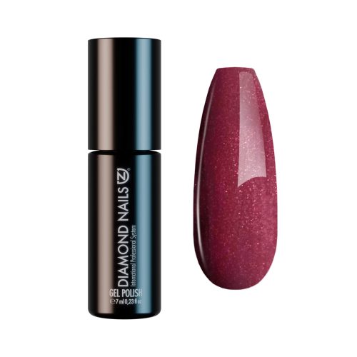 Diamond Nails Gel Esmalte - DN013 - Merlot 7ml Rojo Merlot Profundo
