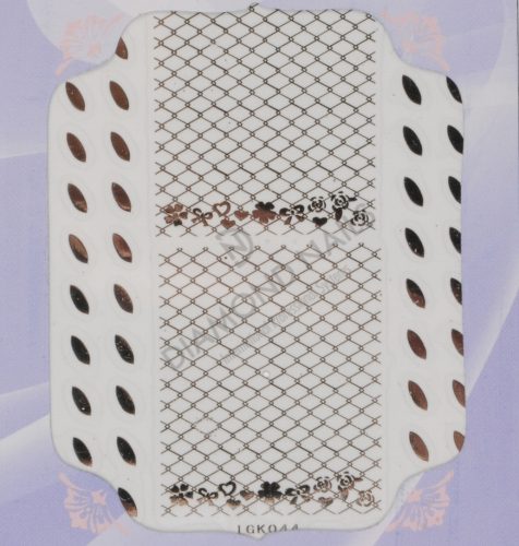 Pegatinas para uñas-plateado-IGK44