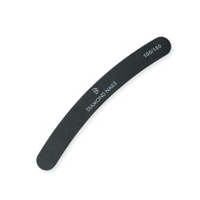 Lima banana negra grano 100/180 para dar forma precisa y suavizar uñas de gel y acrílico con acabado uniforme